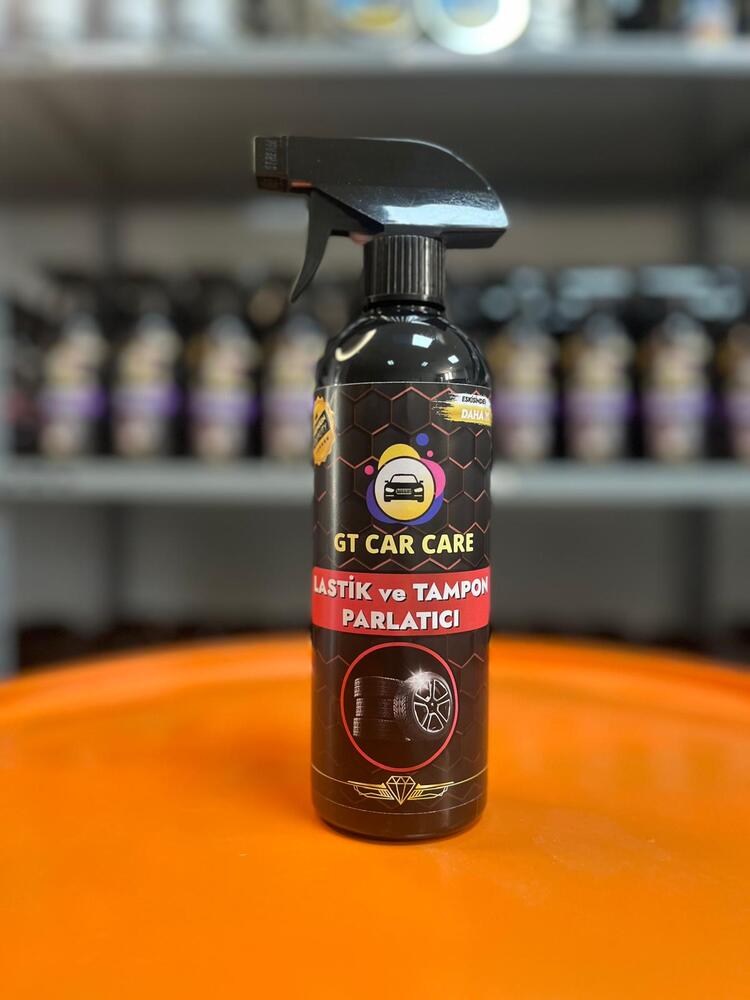 GT Car Care Lastik ve Tampon Parlatıcı 500 ml – Lastik ve tamponlara parlaklık ve koruma sağlayan oto bakım ürünü