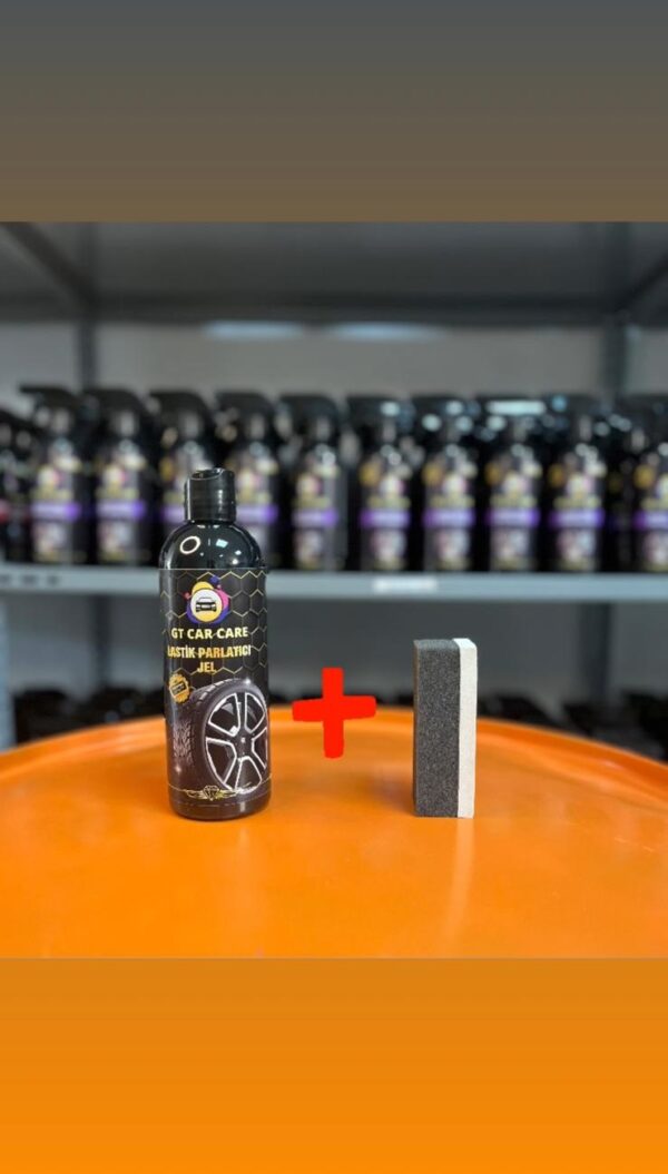 GT CAR CARE Lastik Parlatıcı & Koruyucu Jel 500 ml – araç lastiklerine parlaklık ve uzun süreli koruma sağlayan bakım ürünü