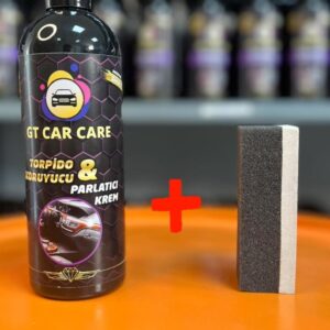 GT CAR CARE Torpido Parlatıcı & Plastik Yenileyici Bakım Kremi 500 ml – araç içi plastik yüzey parlatıcı ve yenileyici ürün
