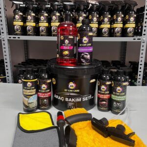 GT Car Care 12’li Araç Bakım Seti – Avantajlı Paket, aracın iç ve dış temizliği için gerekli tüm ürünleri içerir, sınırlı sayıda