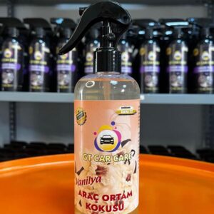 GT Car Care Araç ve Ortam Kokusu 400ml (Vanilya) - Araç içi ve ev ortamında kötü kokuları giderir, ferah ve kalıcı koku sağlar