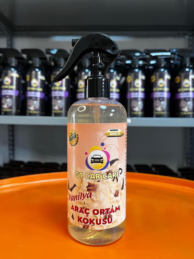 GT Car Care Araç ve Ortam Kokusu 400ml (Vanilya) - Araç içi ve ev ortamında kötü kokuları giderir, ferah ve kalıcı koku sağlar
