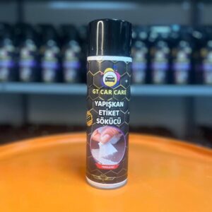 GT Car Care Yapışkan Etiket Sökücü Sprey (Aerosol) 500ml - Araç, ev ve beyaz eşya yüzeylerindeki etiket ve bant kalıntılarını hızlı temizler